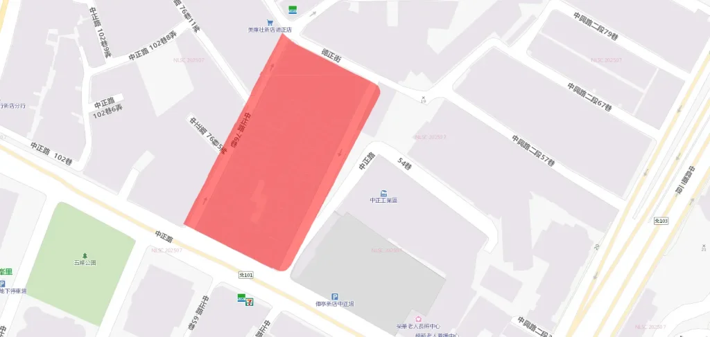 合環建設惠國市場-基地位置